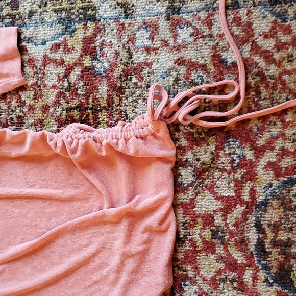 NEW One Shoulder Long Sleeve Cutout Bodycon Club Cocktail Mini Dress - Picture 3 of 4